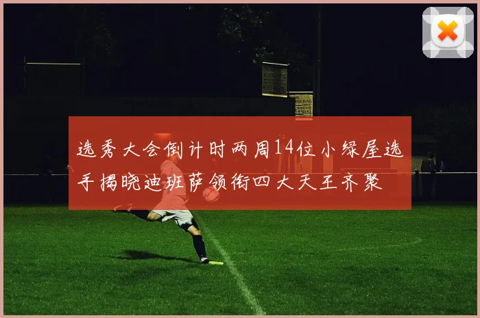 选秀大会倒计时两周14位小绿屋选手揭晓迪班萨领衔四大天王齐聚